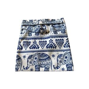Blue Elephant Print Wet Dry Bag